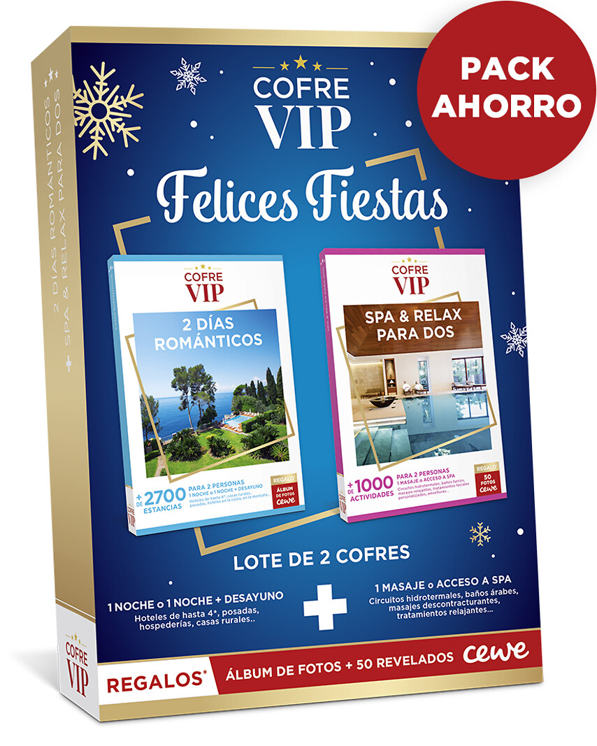 Felices Fiestas: 2 días románticos +  spa & relax